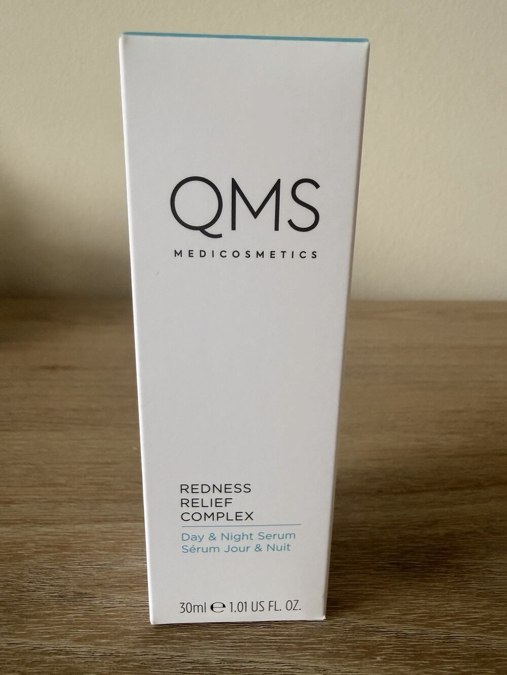 QMS Redness Relief Complex Day Night Serum 30ml 1.01 oz New Sealed
